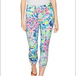 Lilly Pulitzer Cropped Leggings in Multi Dive In